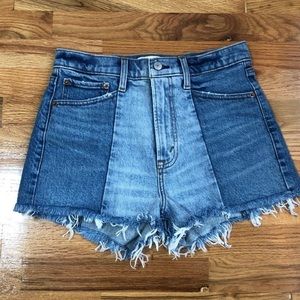 Abercrombie & Fitch high rise mom shorts